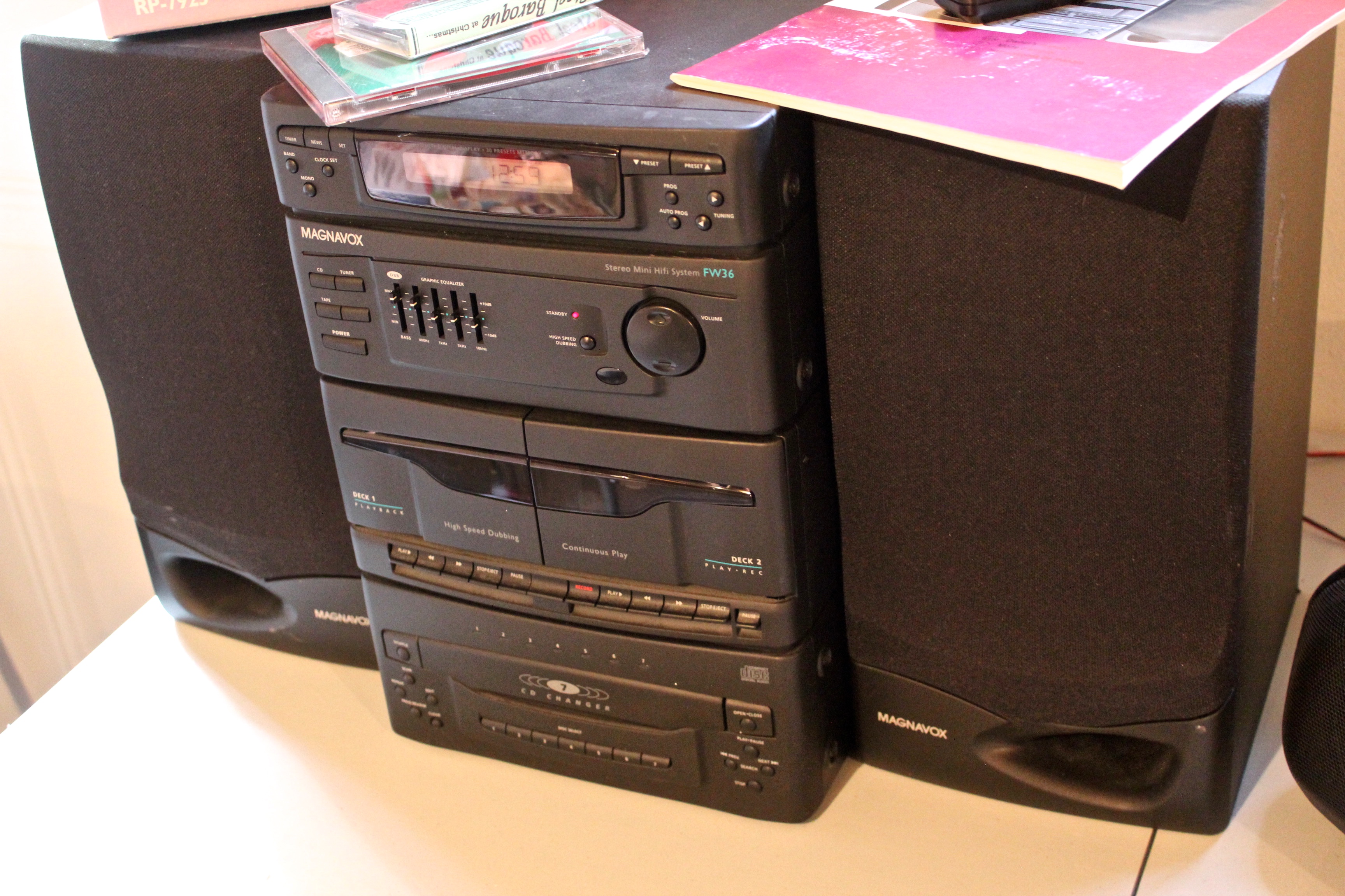 Magnavox Stereo and Sony Portable Radio and CD Player