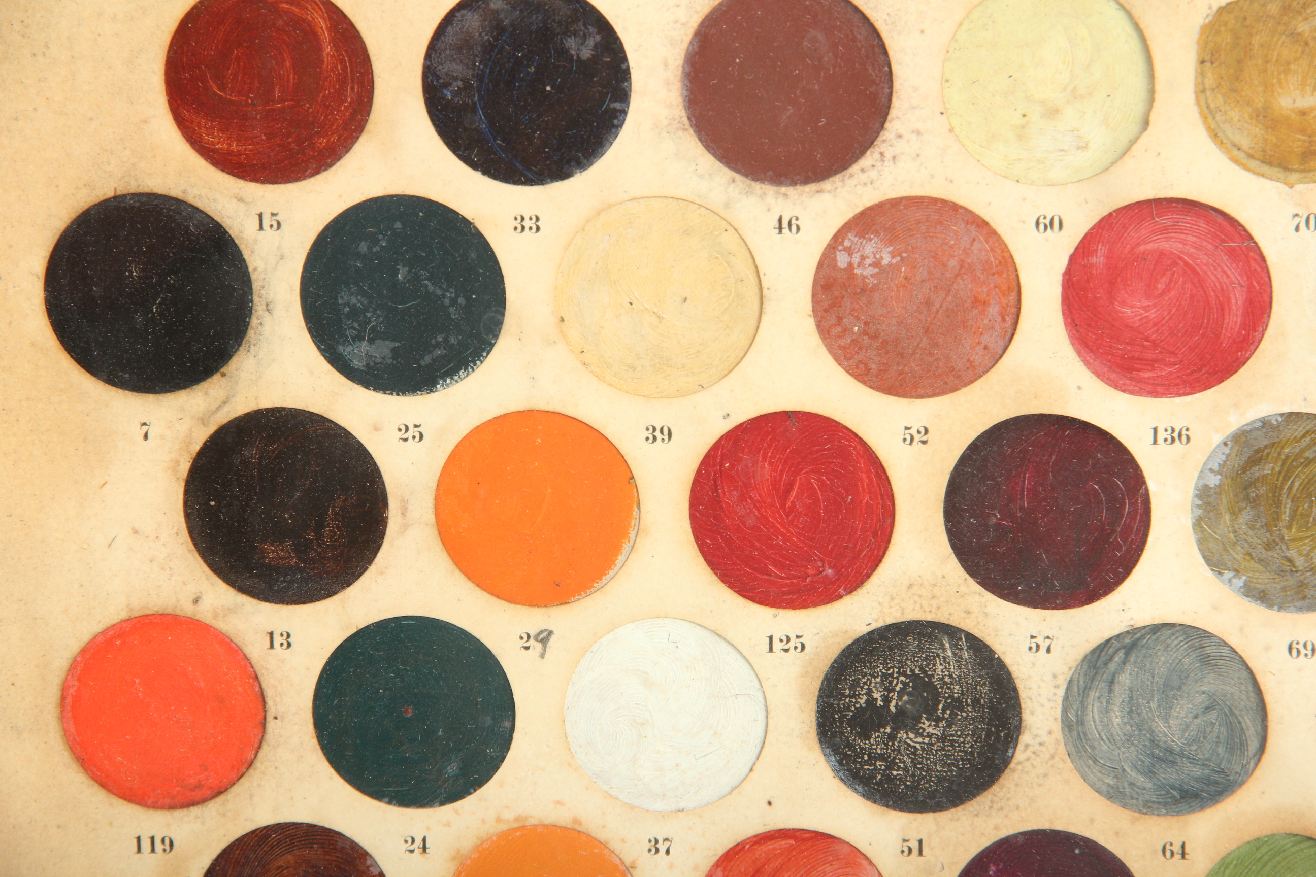 Antique Framed Paint Sample Sign