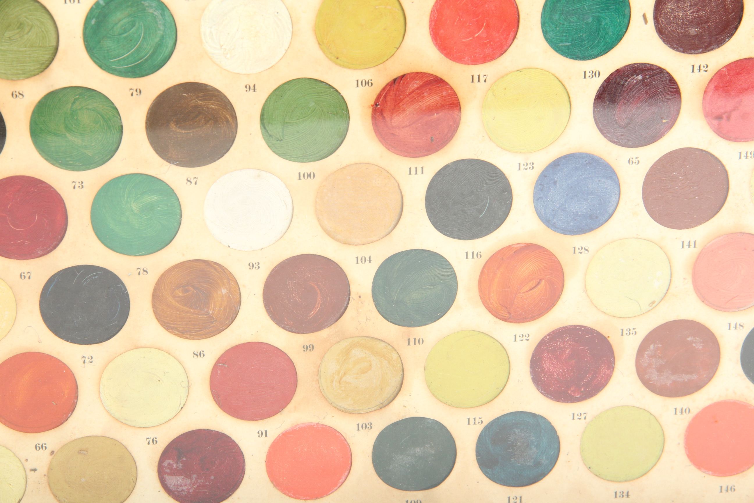 Antique Framed Paint Sample Sign