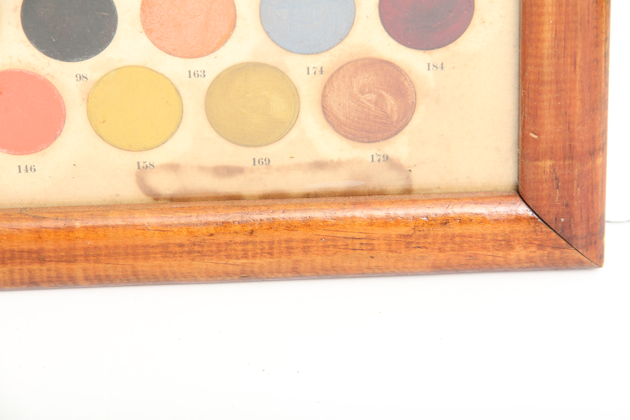 Antique Framed Paint Sample Sign