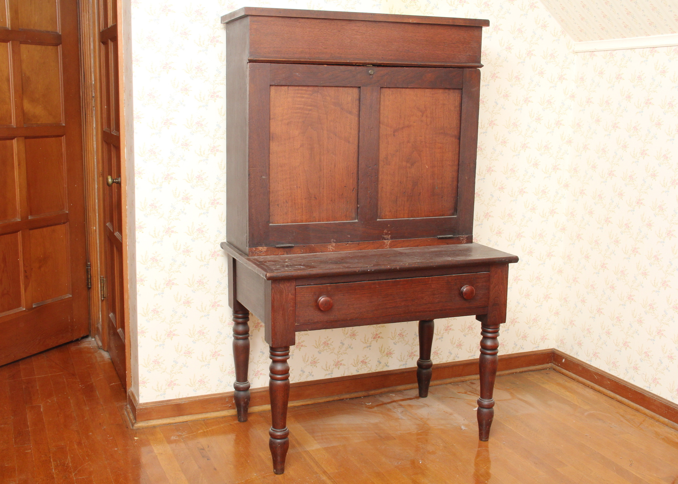 Antique Walnut Plantation Desk