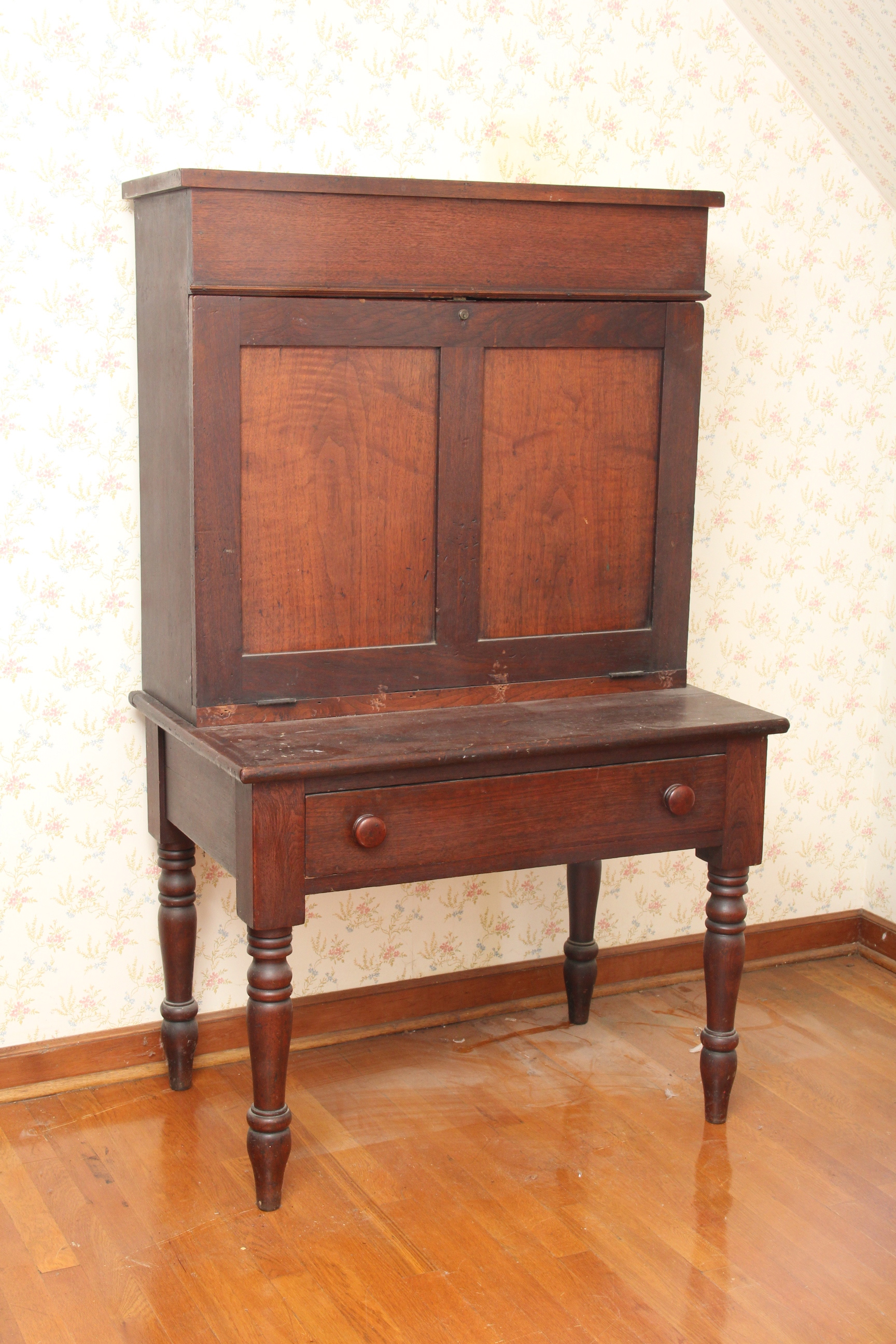 Antique Walnut Plantation Desk