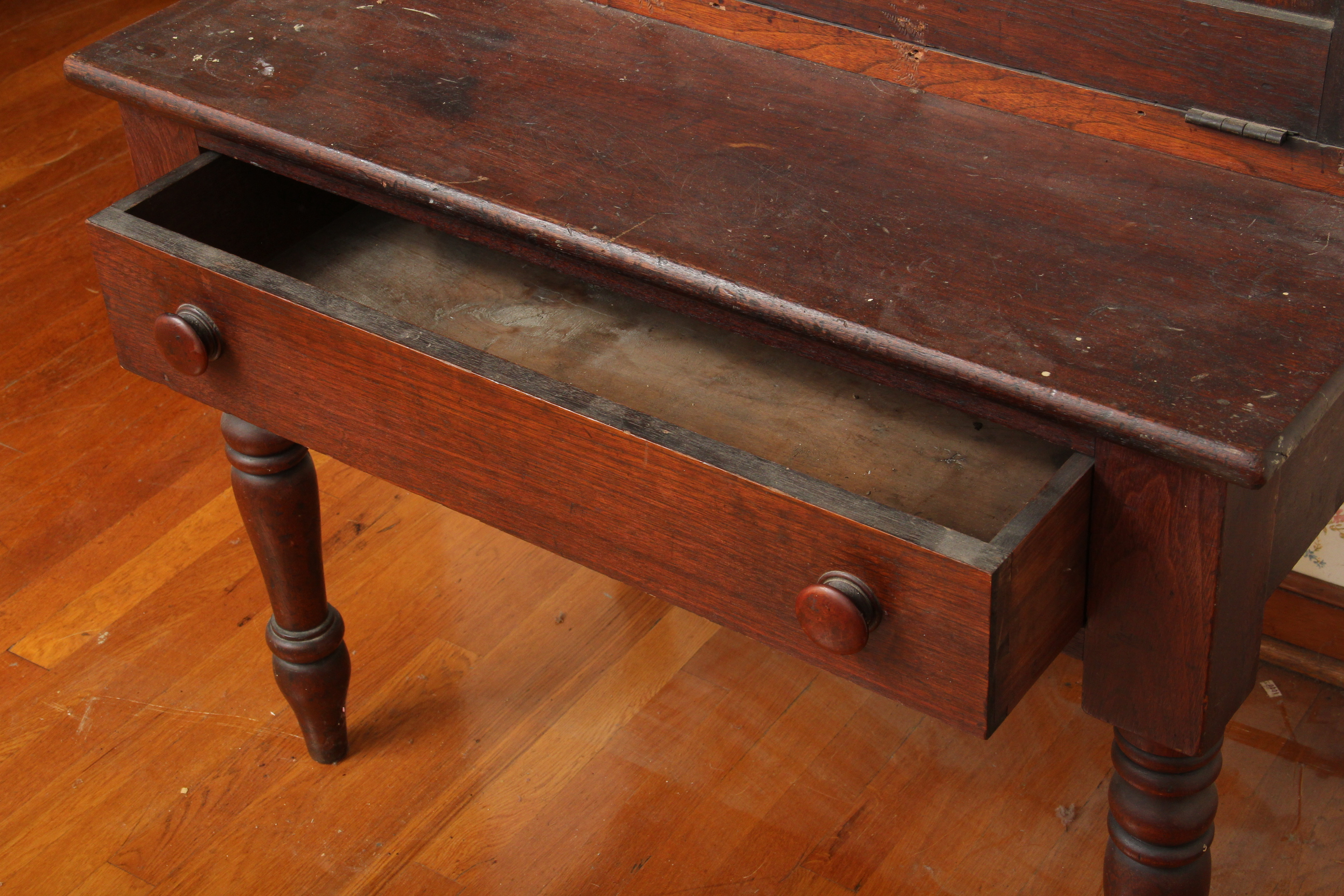 Antique Walnut Plantation Desk