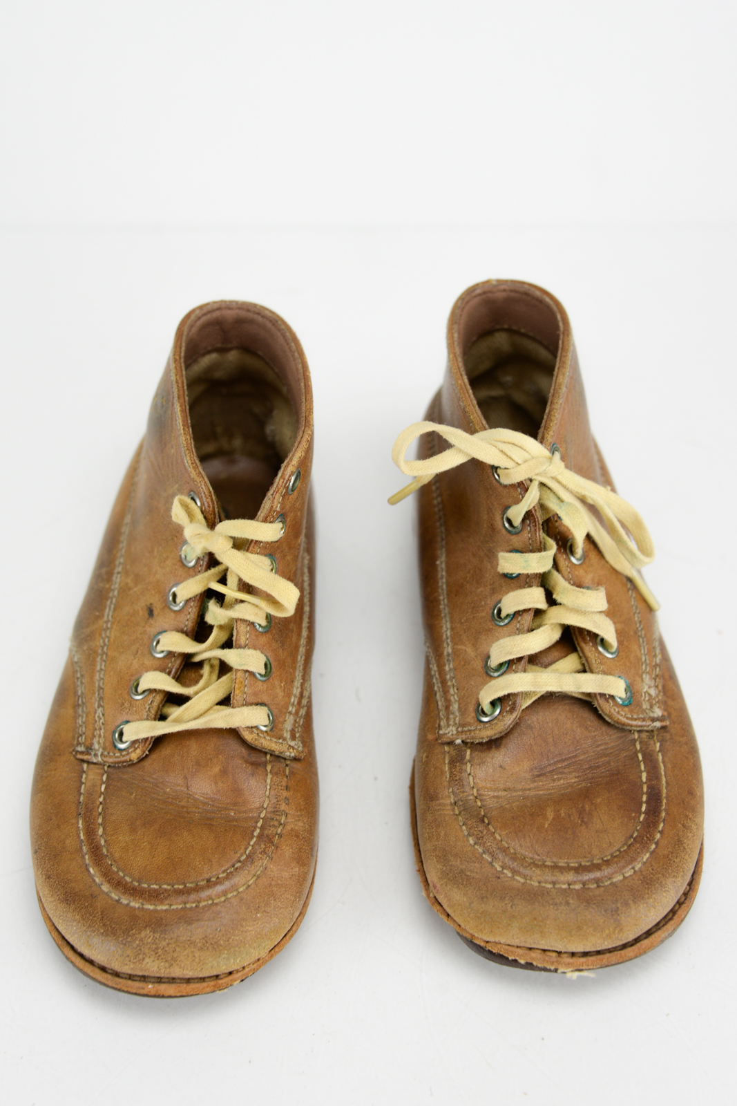 Vintage Red Goose Toddler Leather Booties