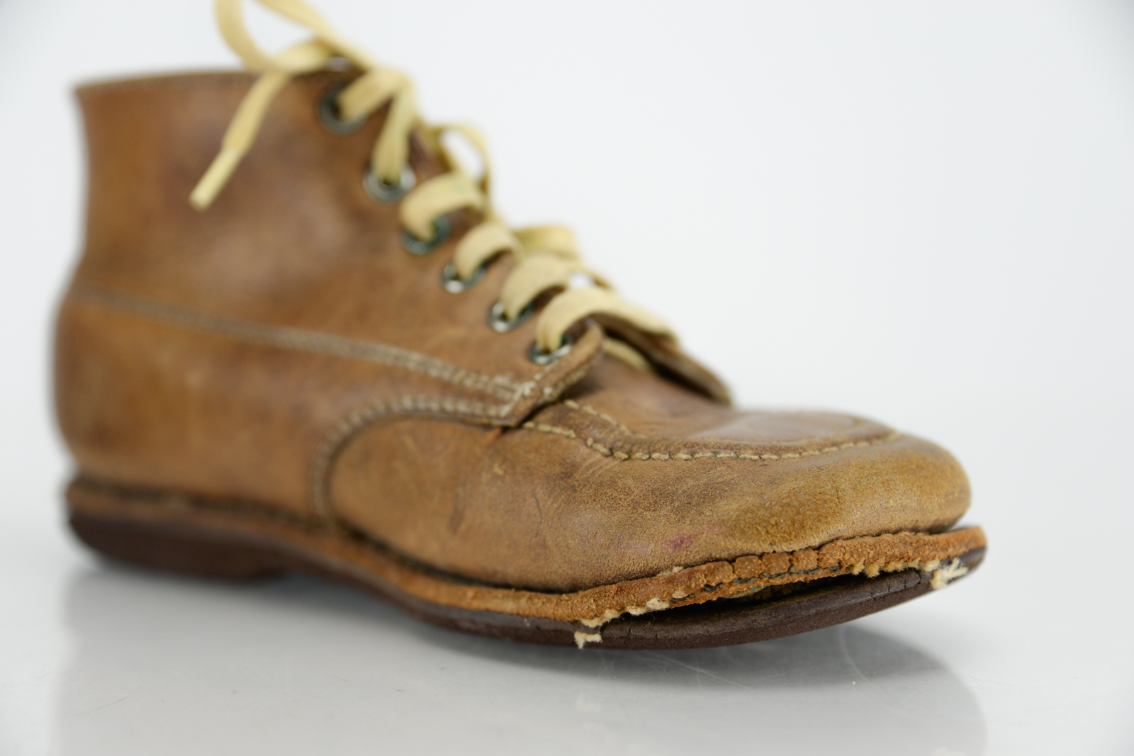 Vintage Red Goose Toddler Leather Booties