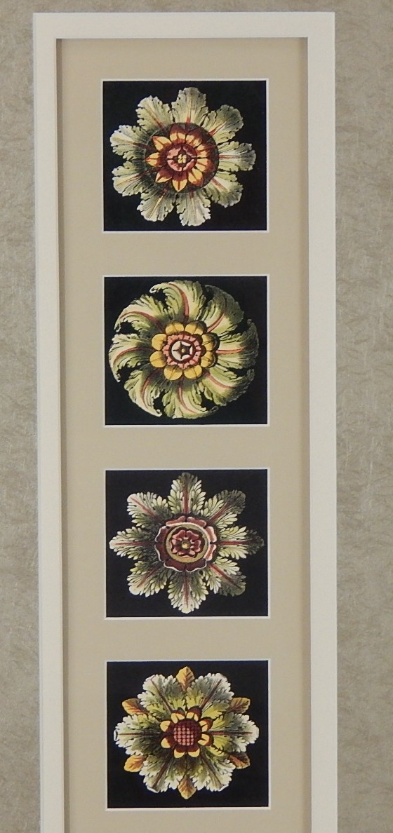 Framed Modern Floral Print