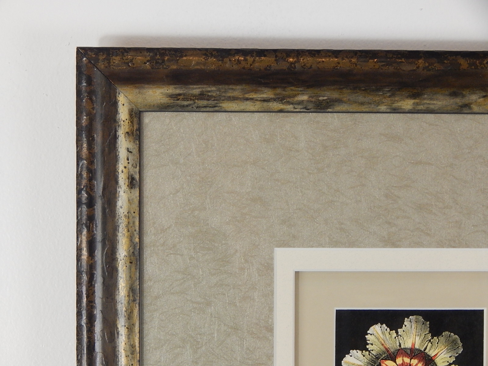 Framed Modern Floral Print