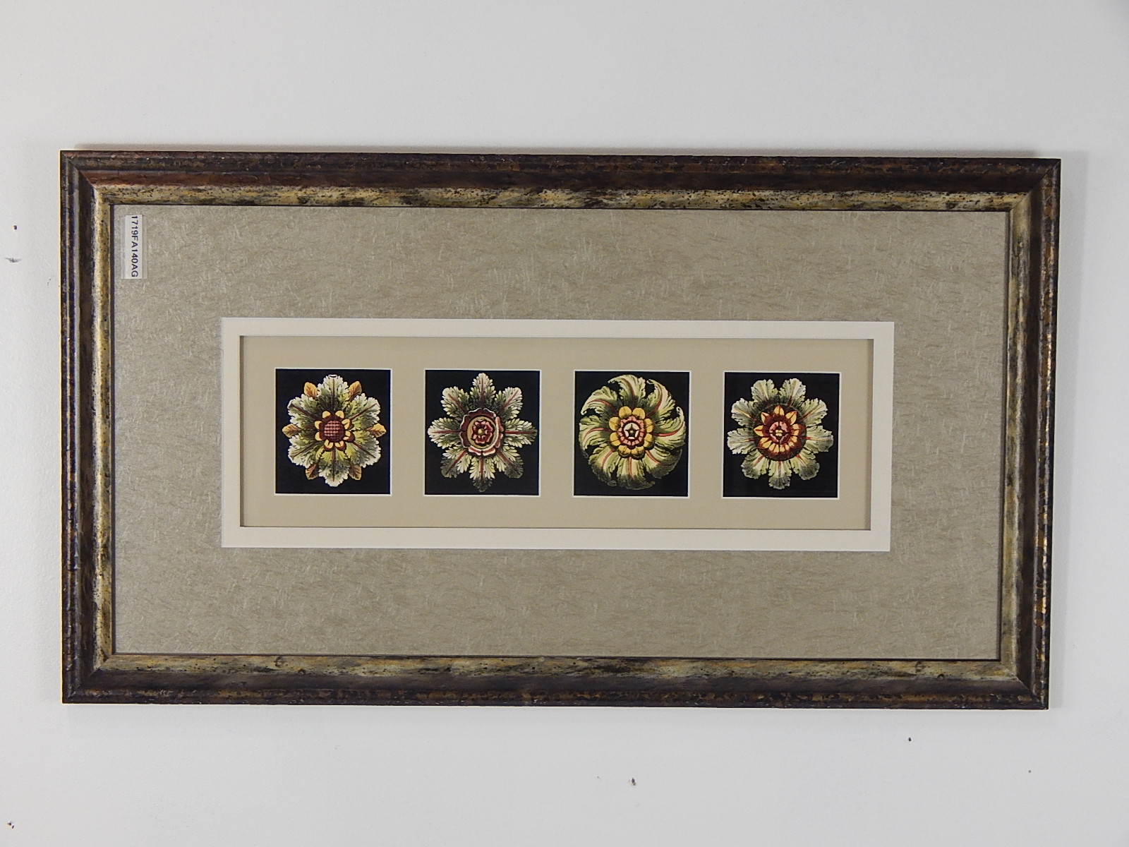 Framed Modern Floral Print