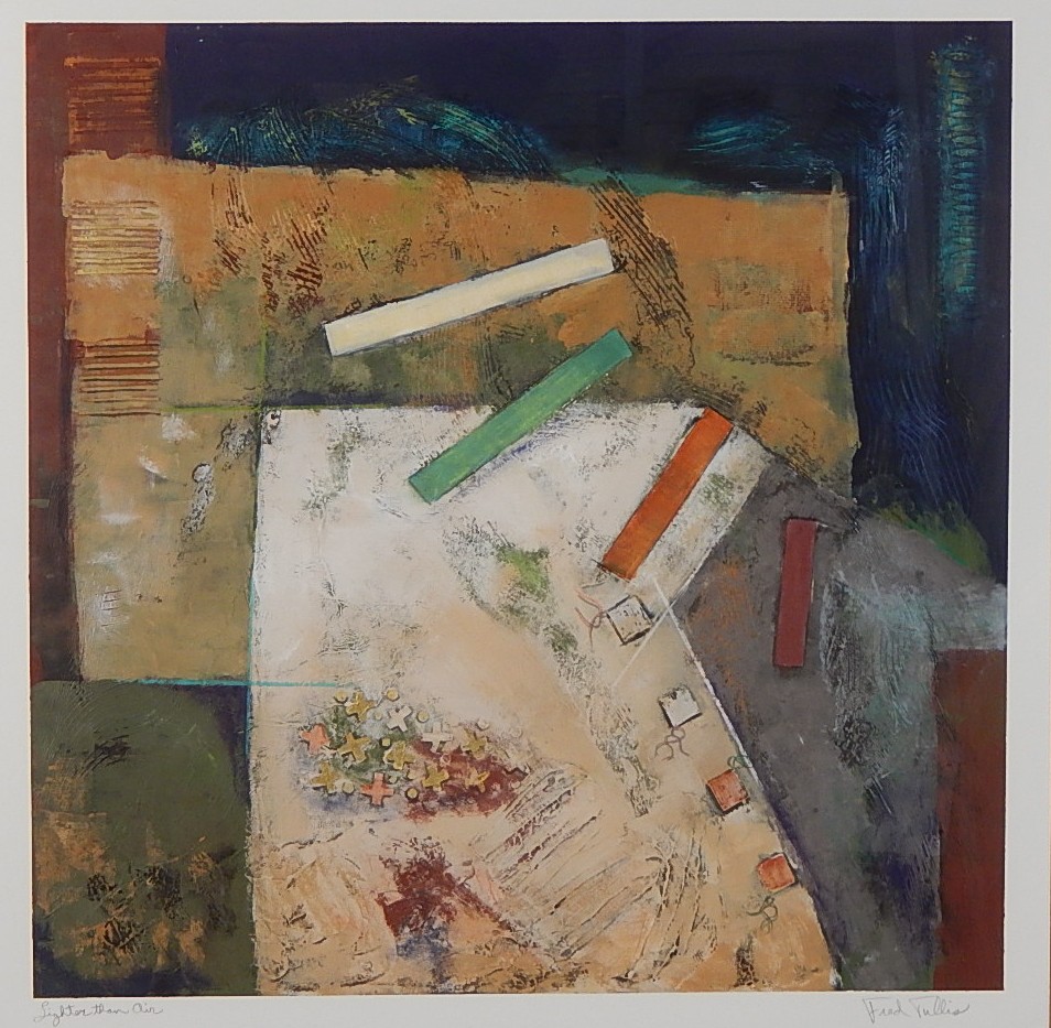 Original Fred Tullis Signed Monoprint