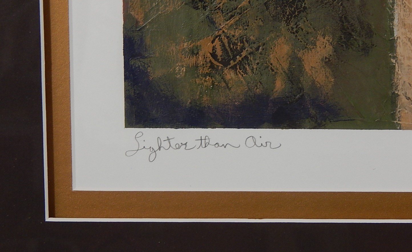 Original Fred Tullis Signed Monoprint