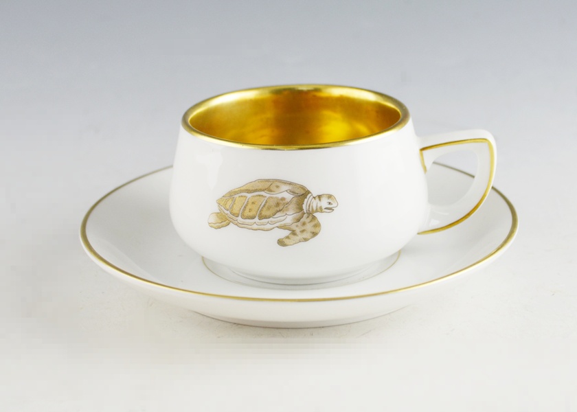 Thomas "LaCroix" Turtle Cup and Saucer