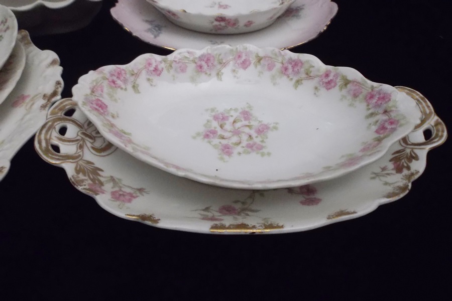 Twelve Pieces of Mostly Haviland Limoges China