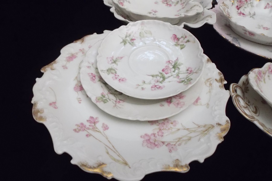 Twelve Pieces of Mostly Haviland Limoges China