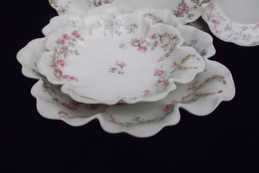 Twelve Pieces of Mostly Haviland Limoges China