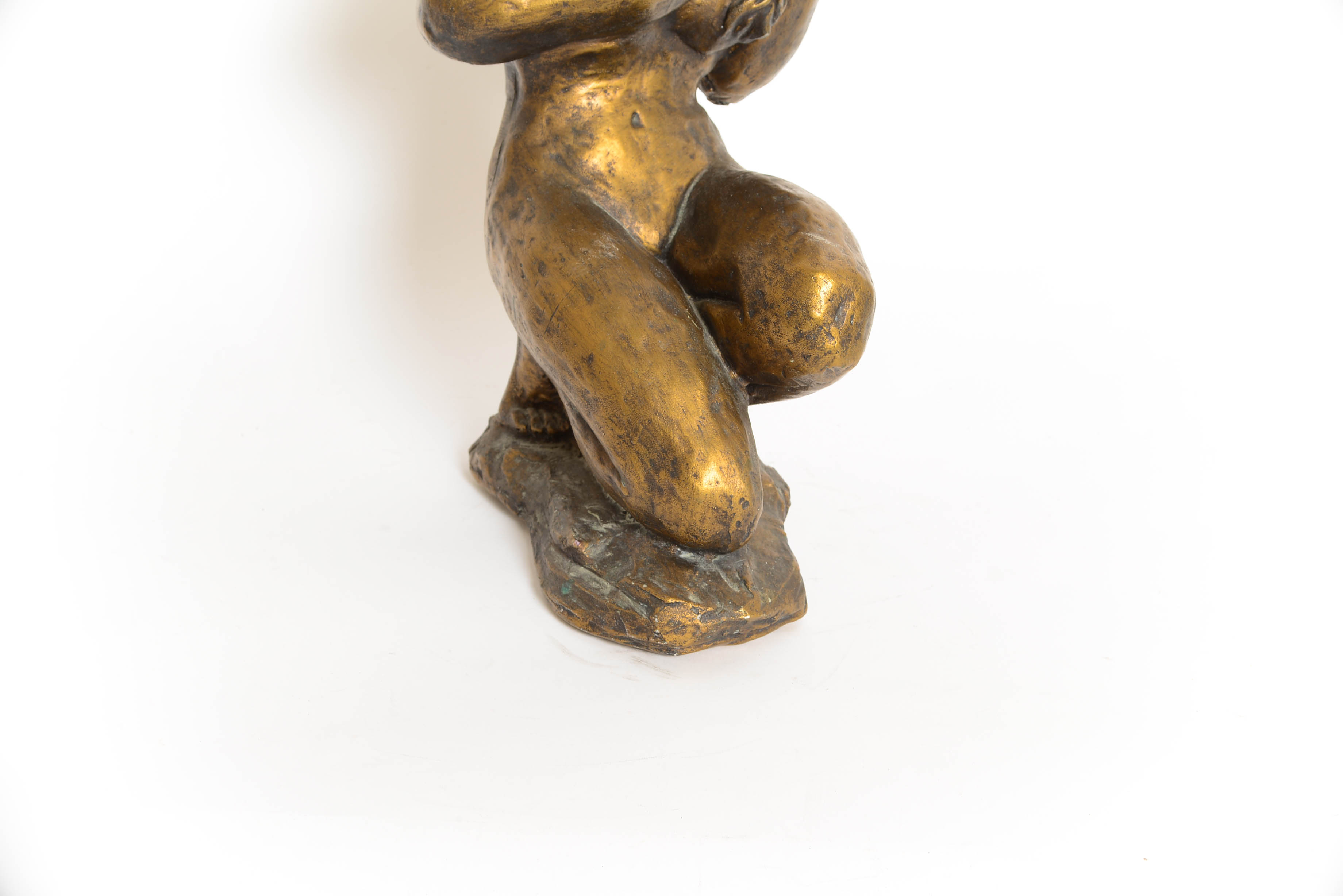 Vintage Hand Crafted Plaster Statue