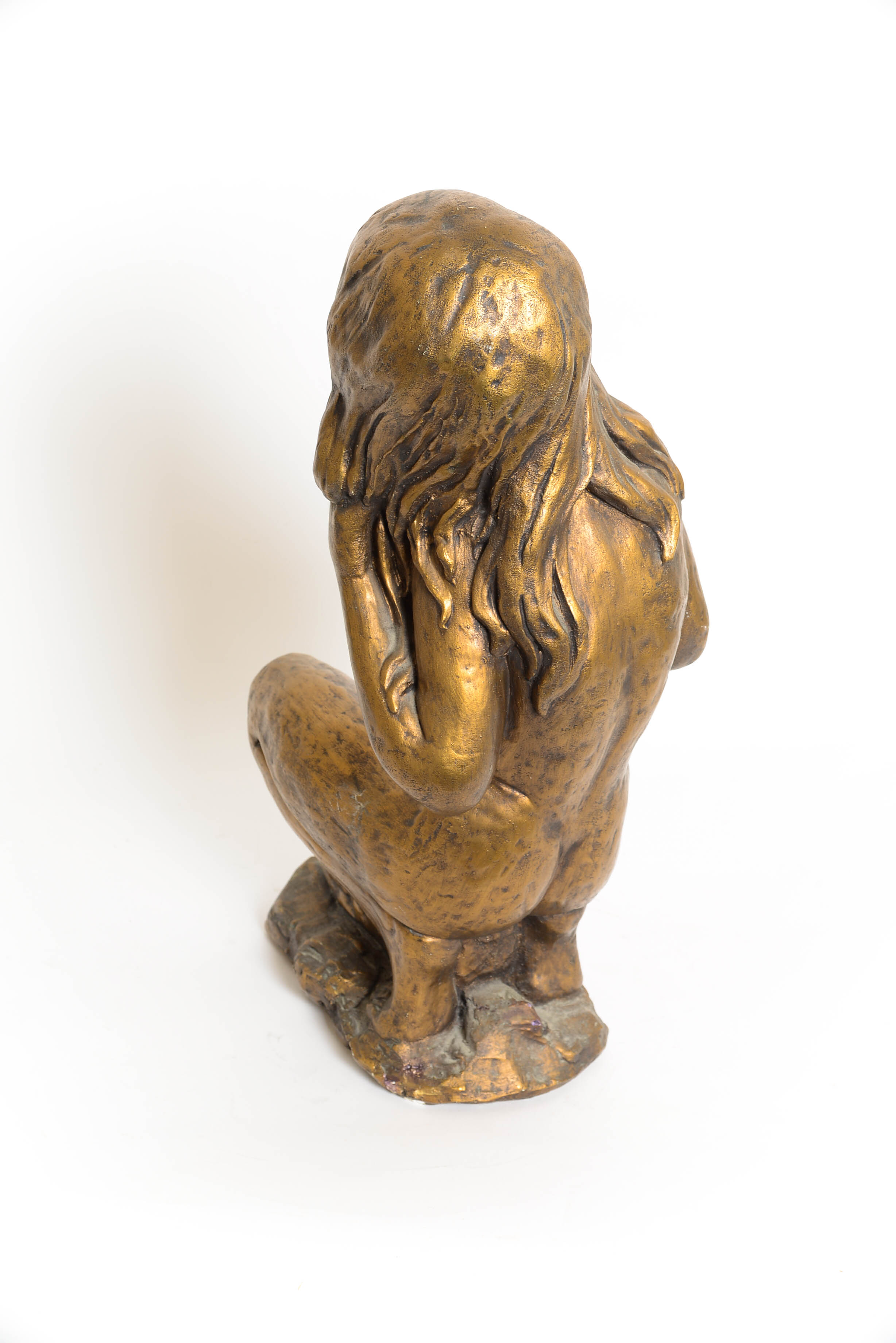 Vintage Hand Crafted Plaster Statue