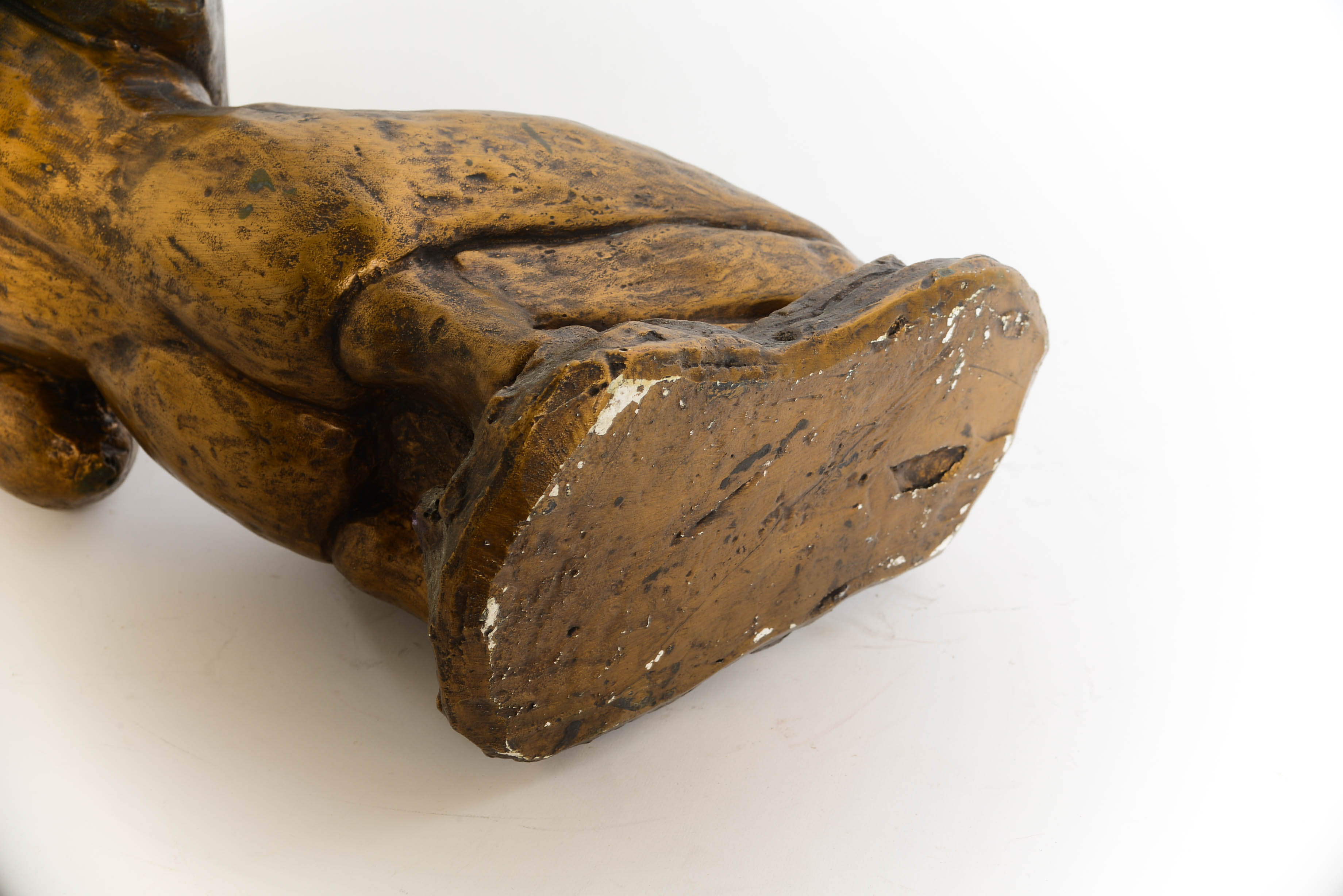 Vintage Hand Crafted Plaster Statue