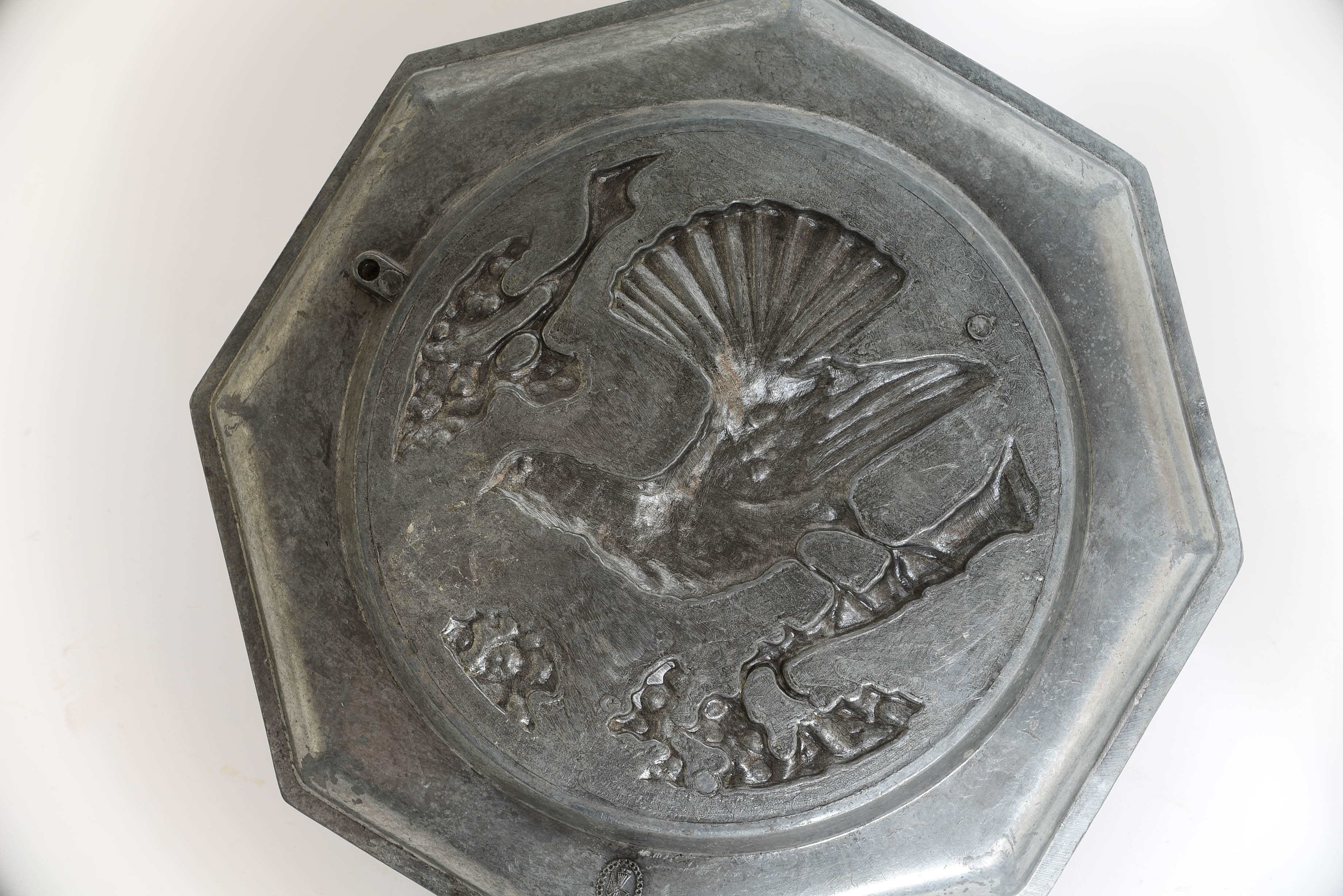 Pair of Vintage Pewter Plates