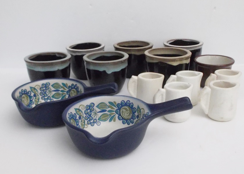 Assortment of Stoneware Crockery Items