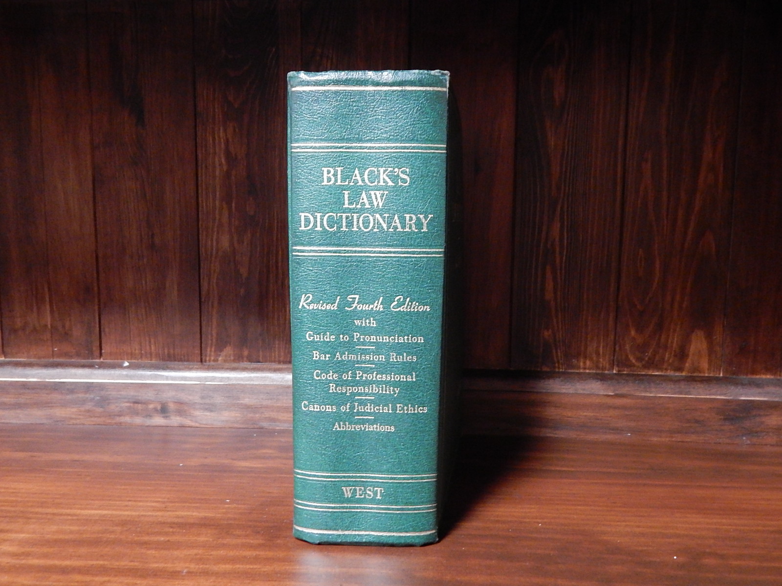 Books - Black's Law Dictionary, Revised Fourth Edition
