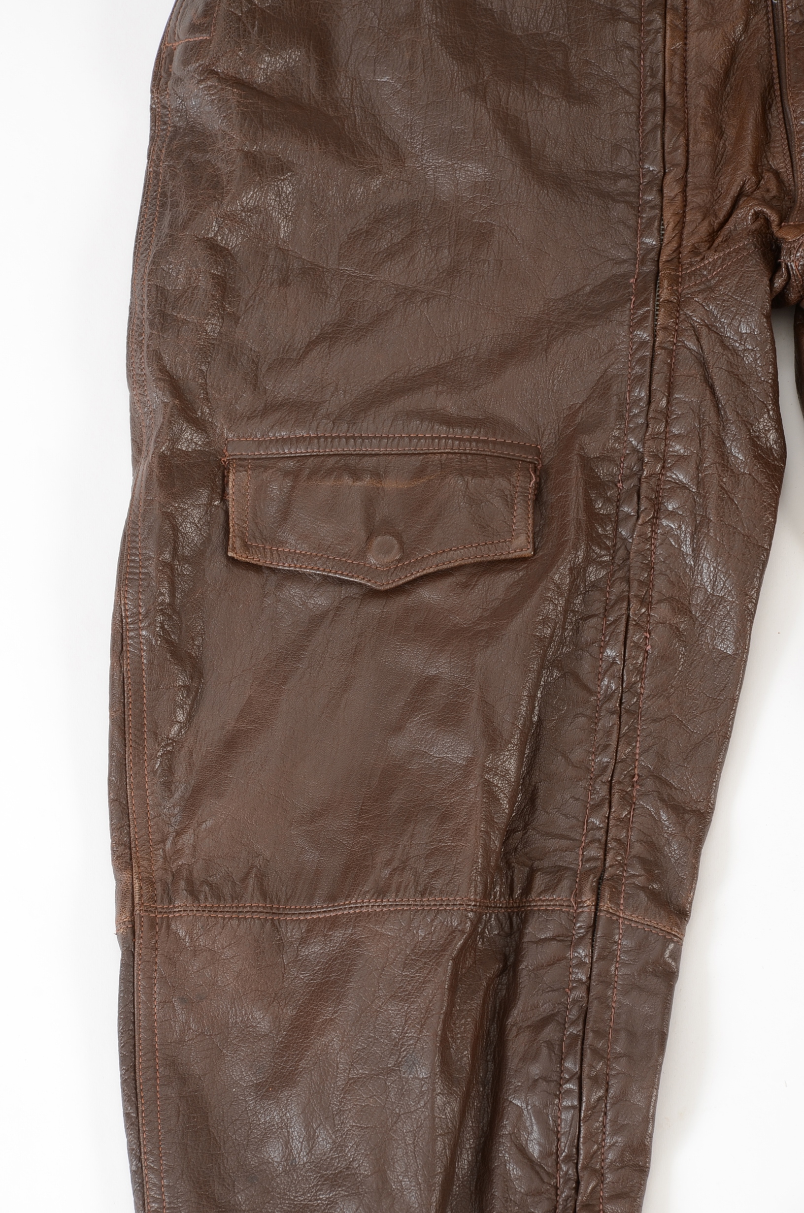 An Early World War II Naval Fighter/Bomber Leather Flight Suit