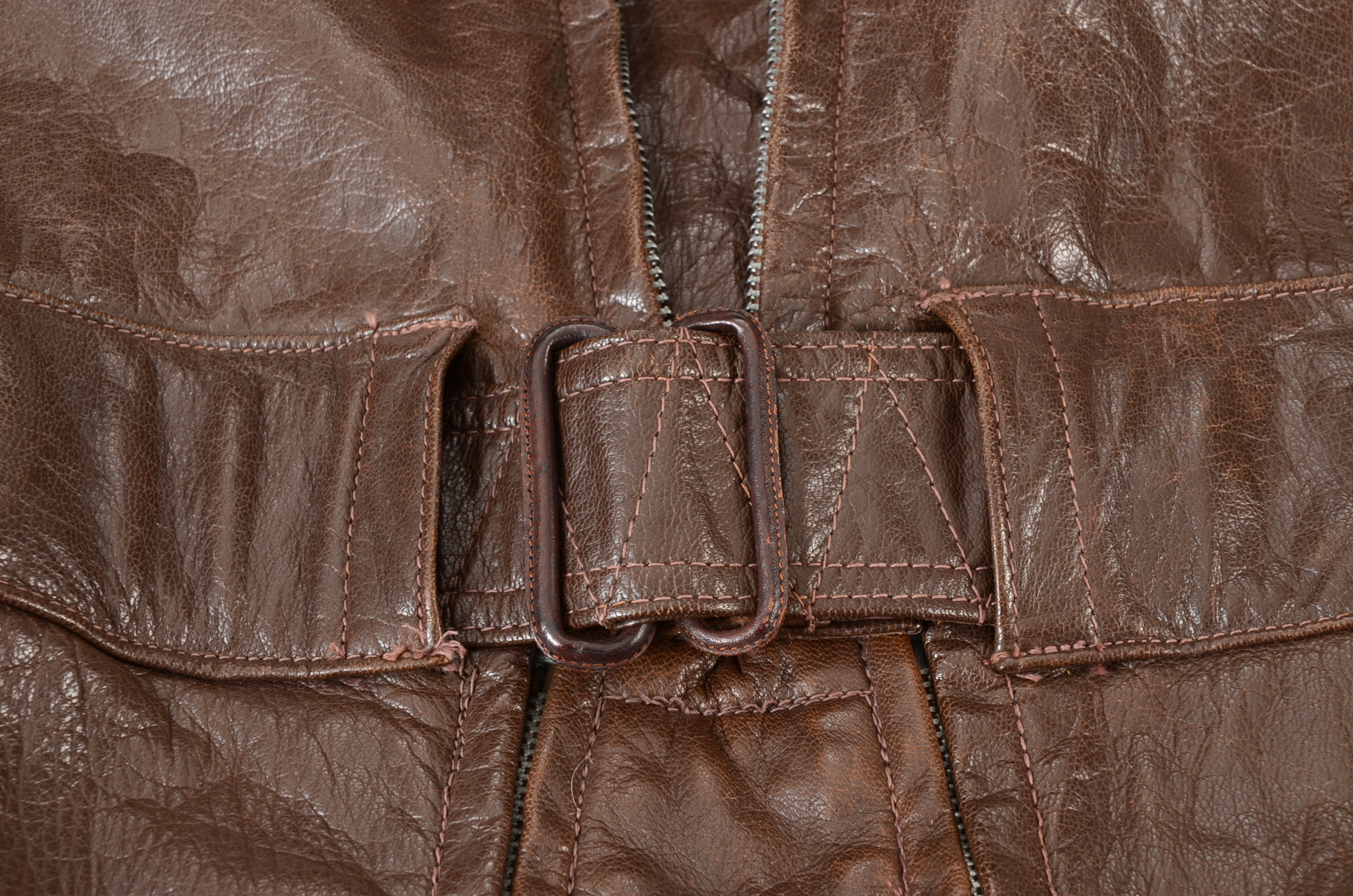 An Early World War II Naval Fighter/Bomber Leather Flight Suit