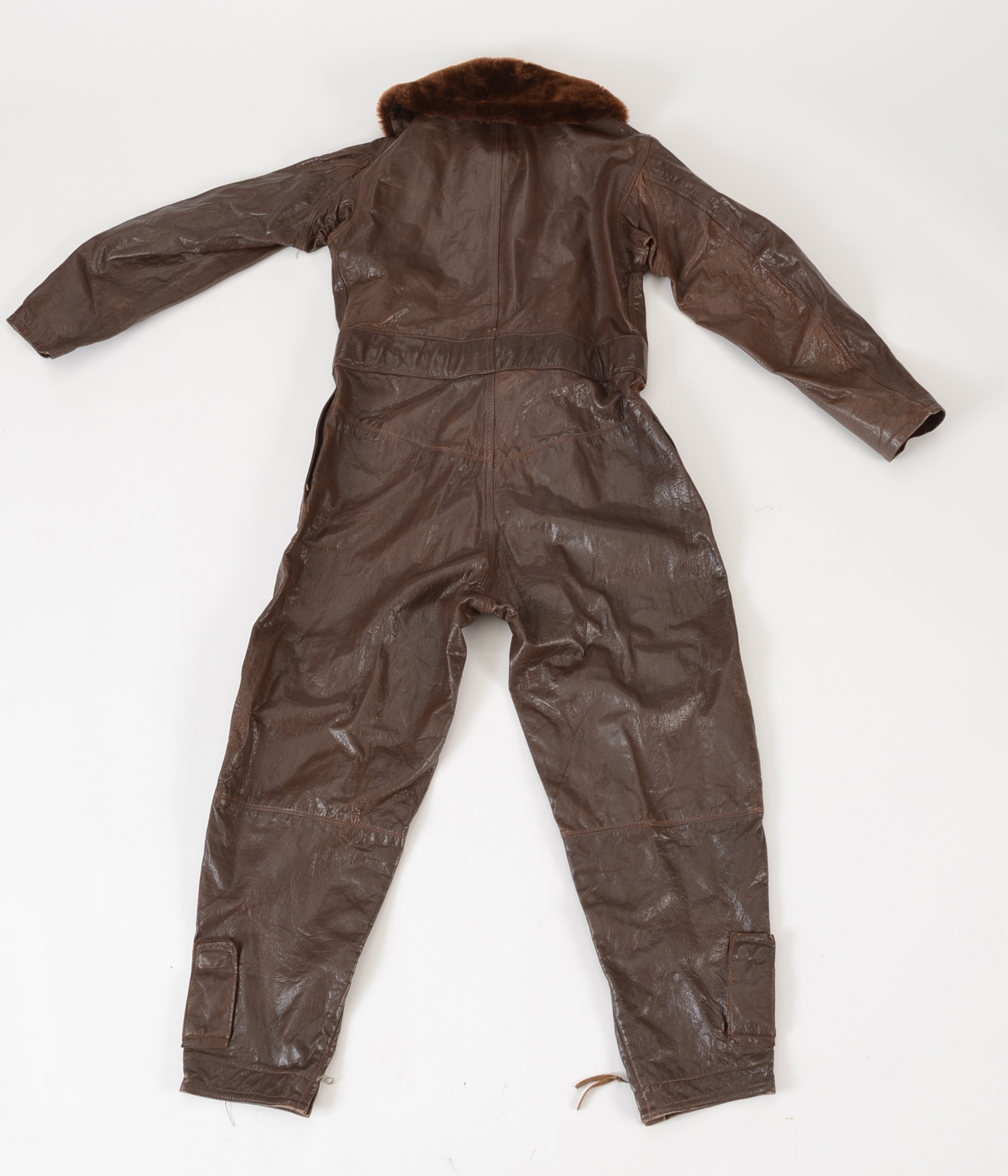 An Early World War II Naval Fighter/Bomber Leather Flight Suit