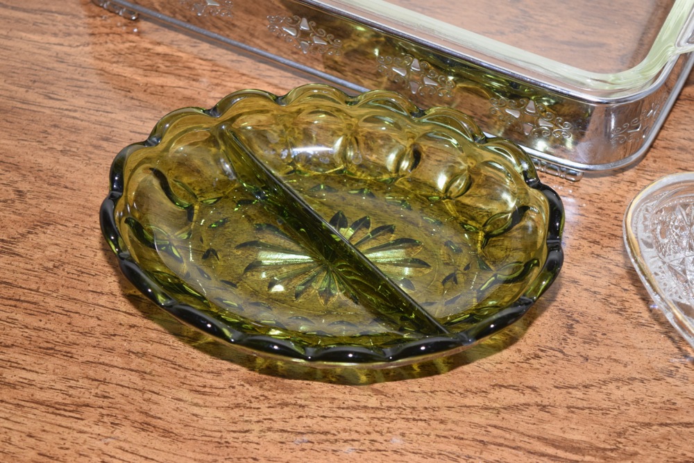 Vintage Glass Serving Ware