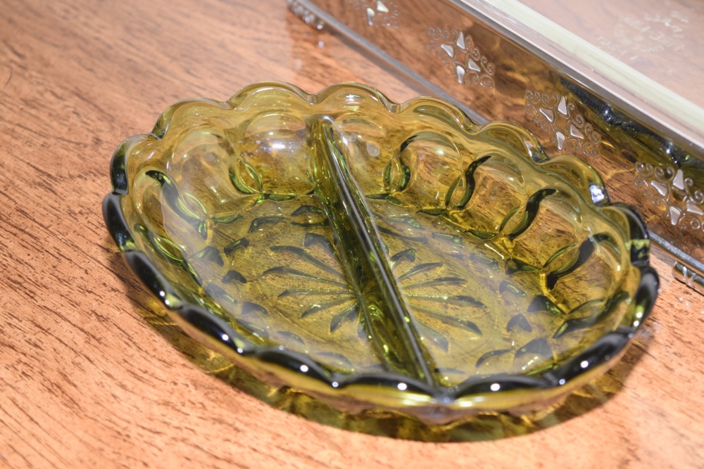 Vintage Glass Serving Ware