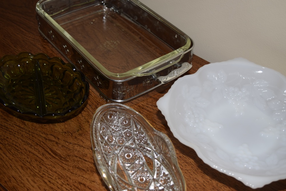 Vintage Glass Serving Ware