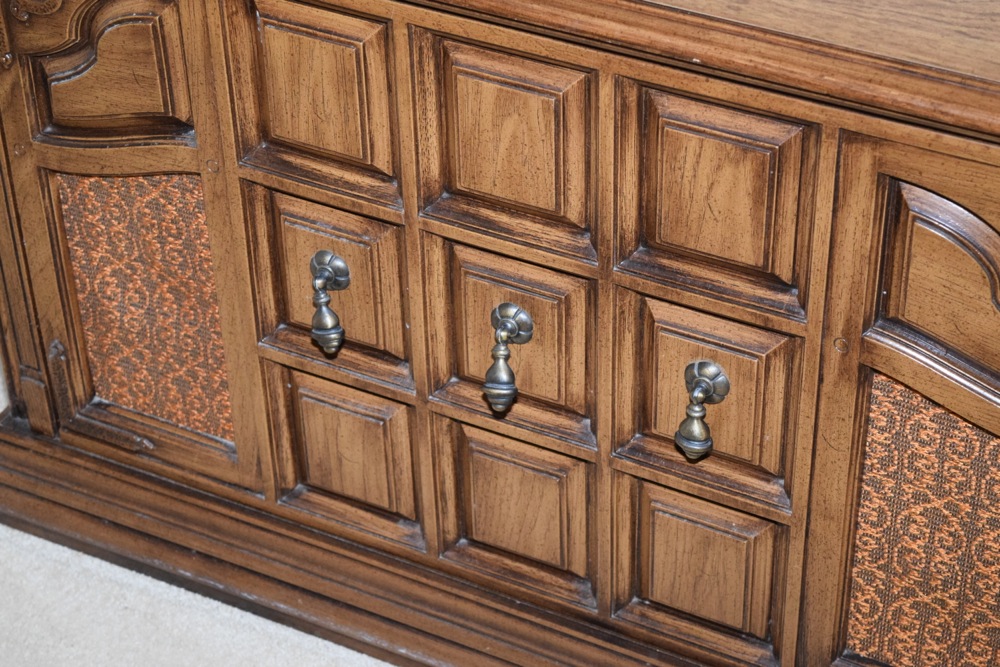 Vintage Sylvania Stereo Console