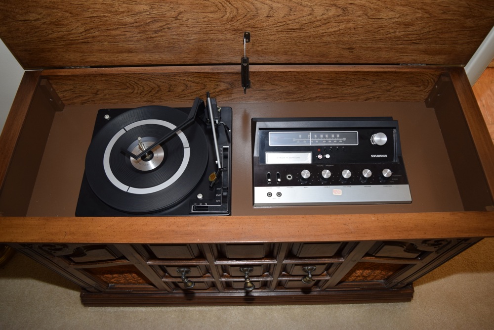 Vintage Sylvania Stereo Console