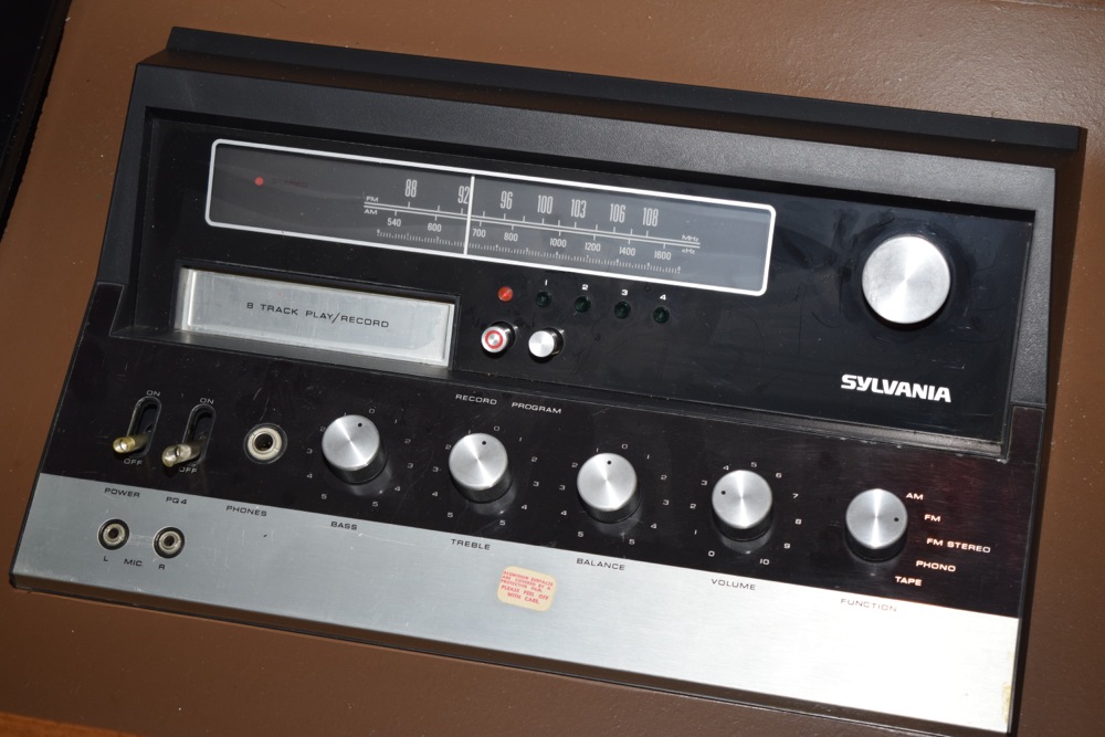 Vintage Sylvania Stereo Console