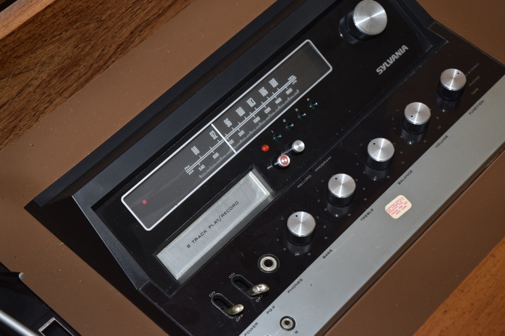 Vintage Sylvania Stereo Console