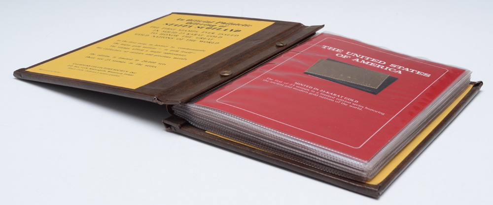 The Gold Nations of the World Gold Stamp Issue Set