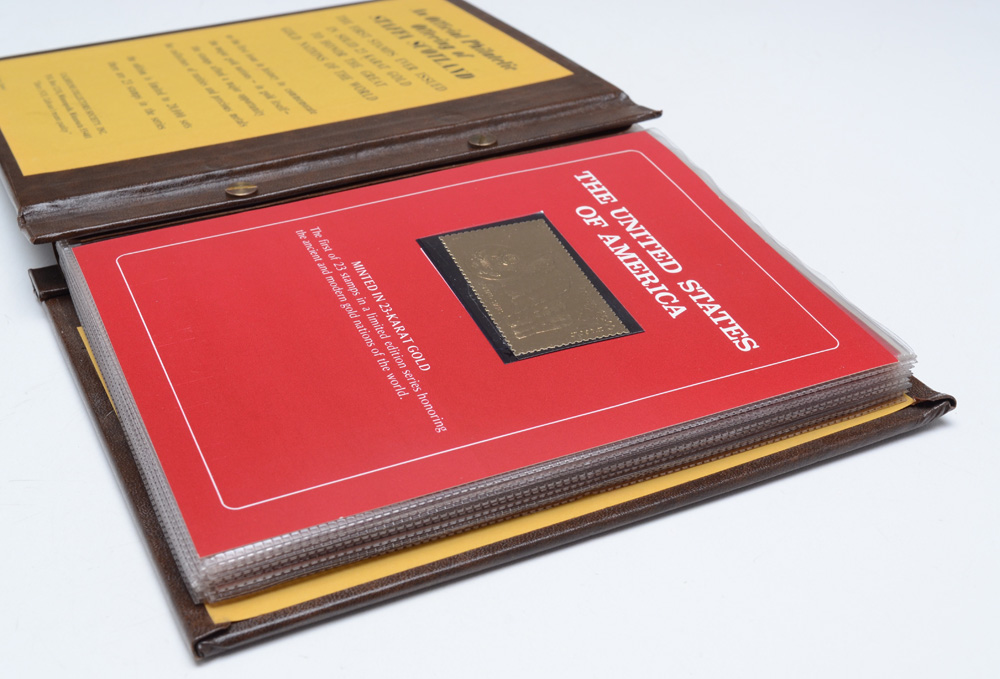 The Gold Nations of the World Gold Stamp Issue Set