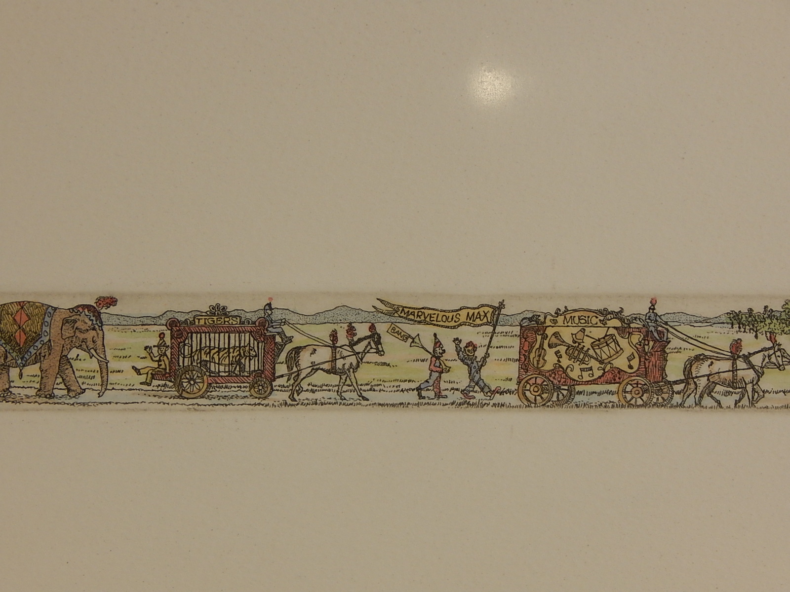 "The Grand March" - Hand Colored Panel Etching - Philip Thal