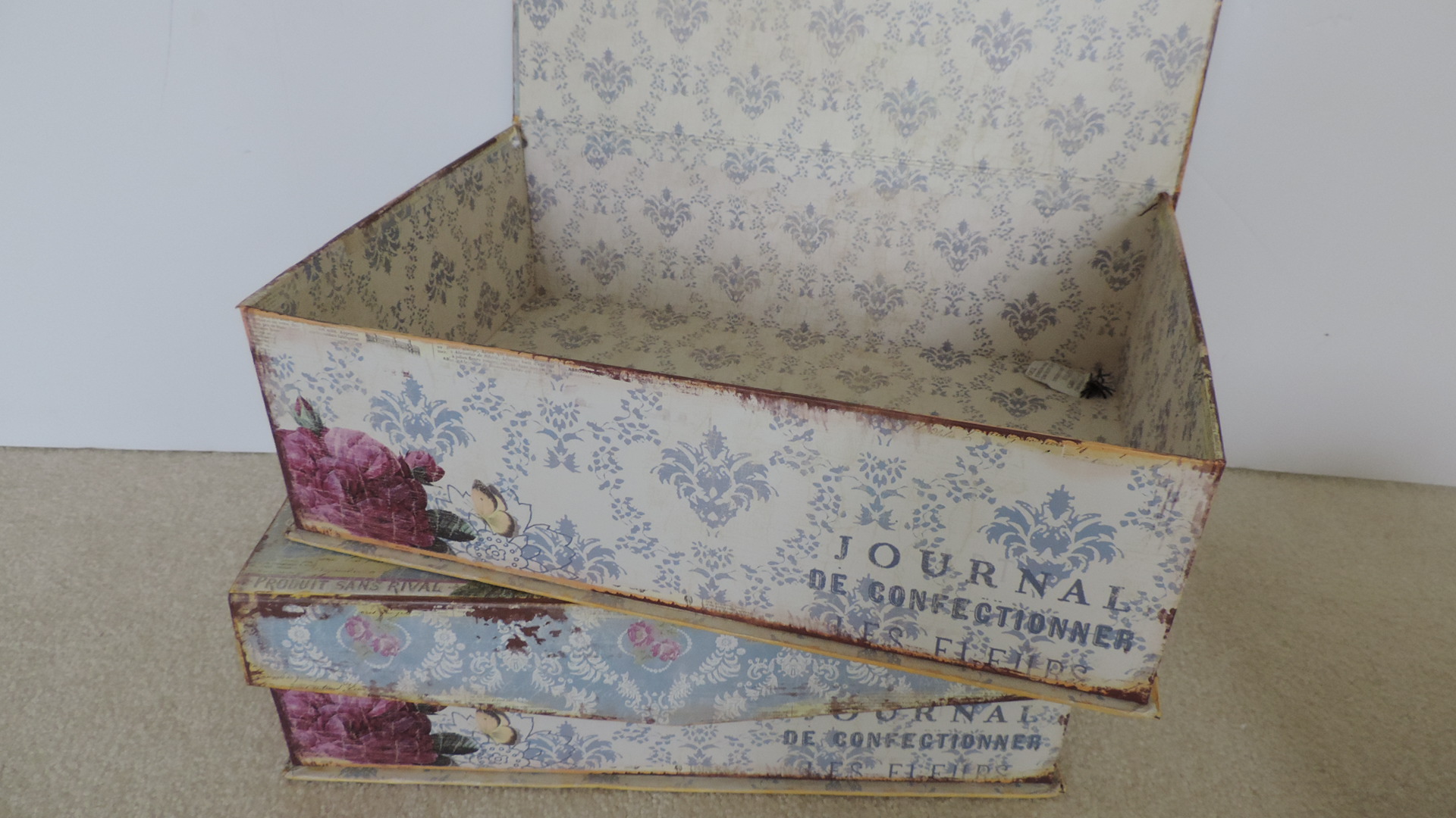 Floral Storage Boxes