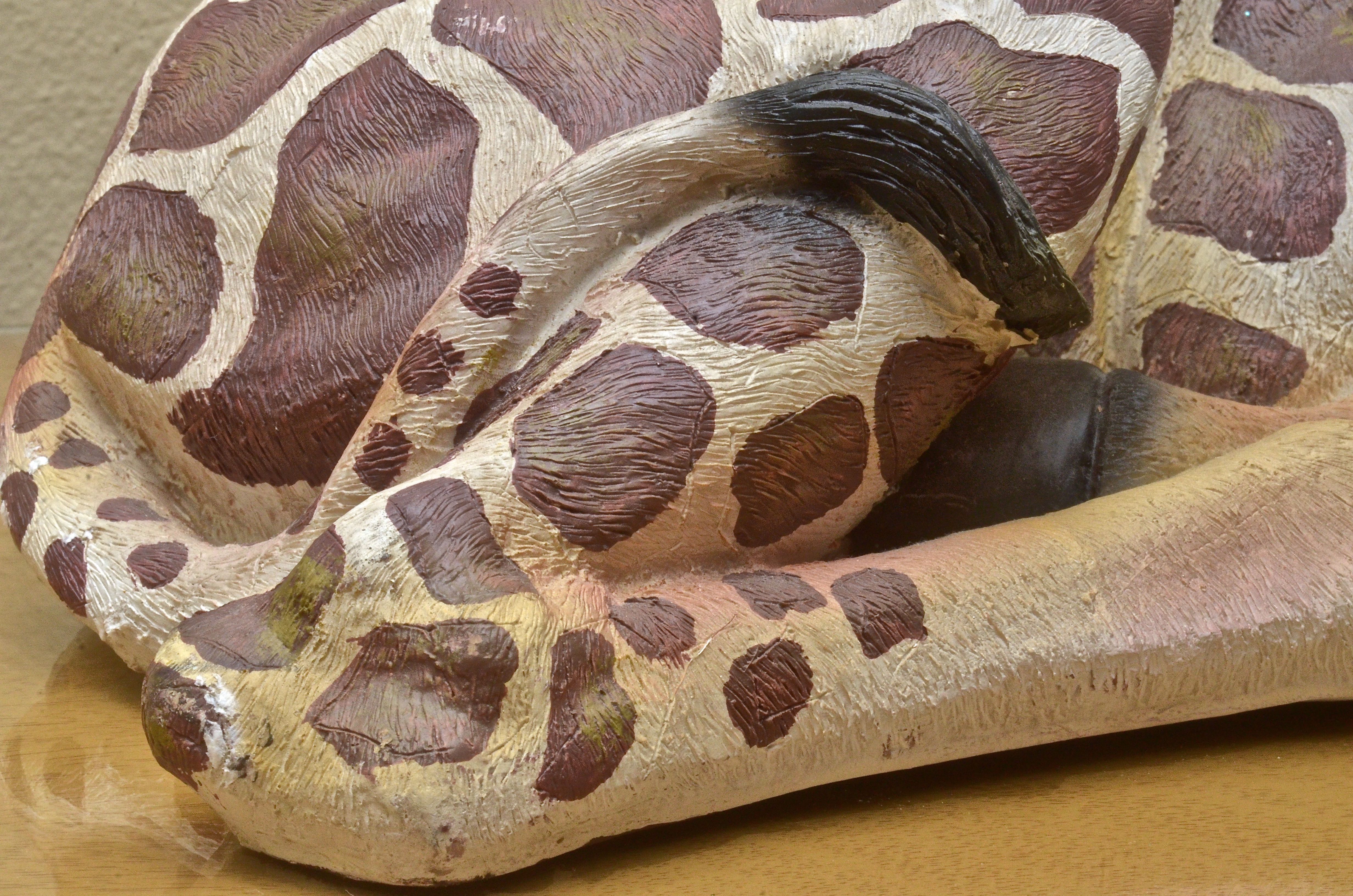 Baby Giraffe Resin Statue