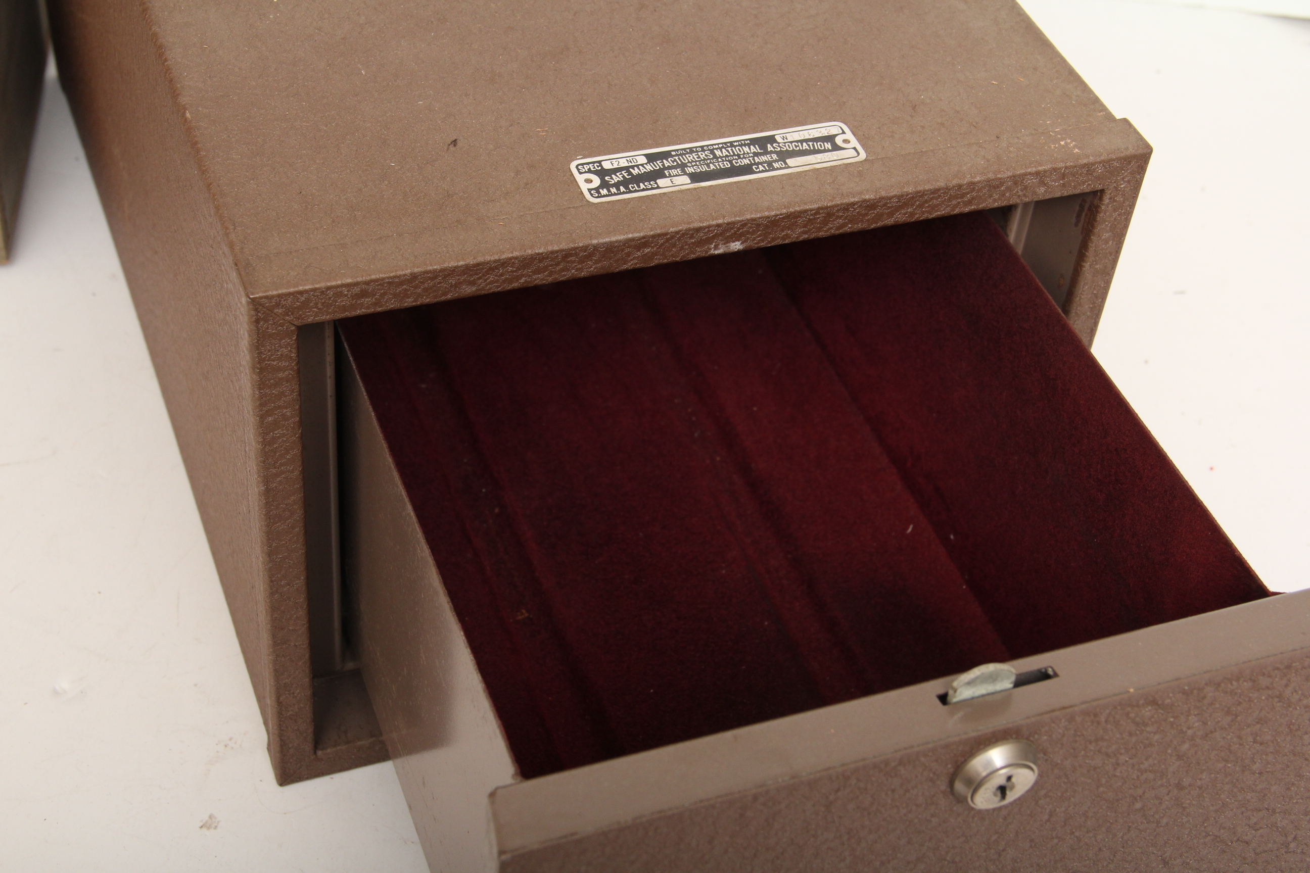 Vintage File Organizers and Safe