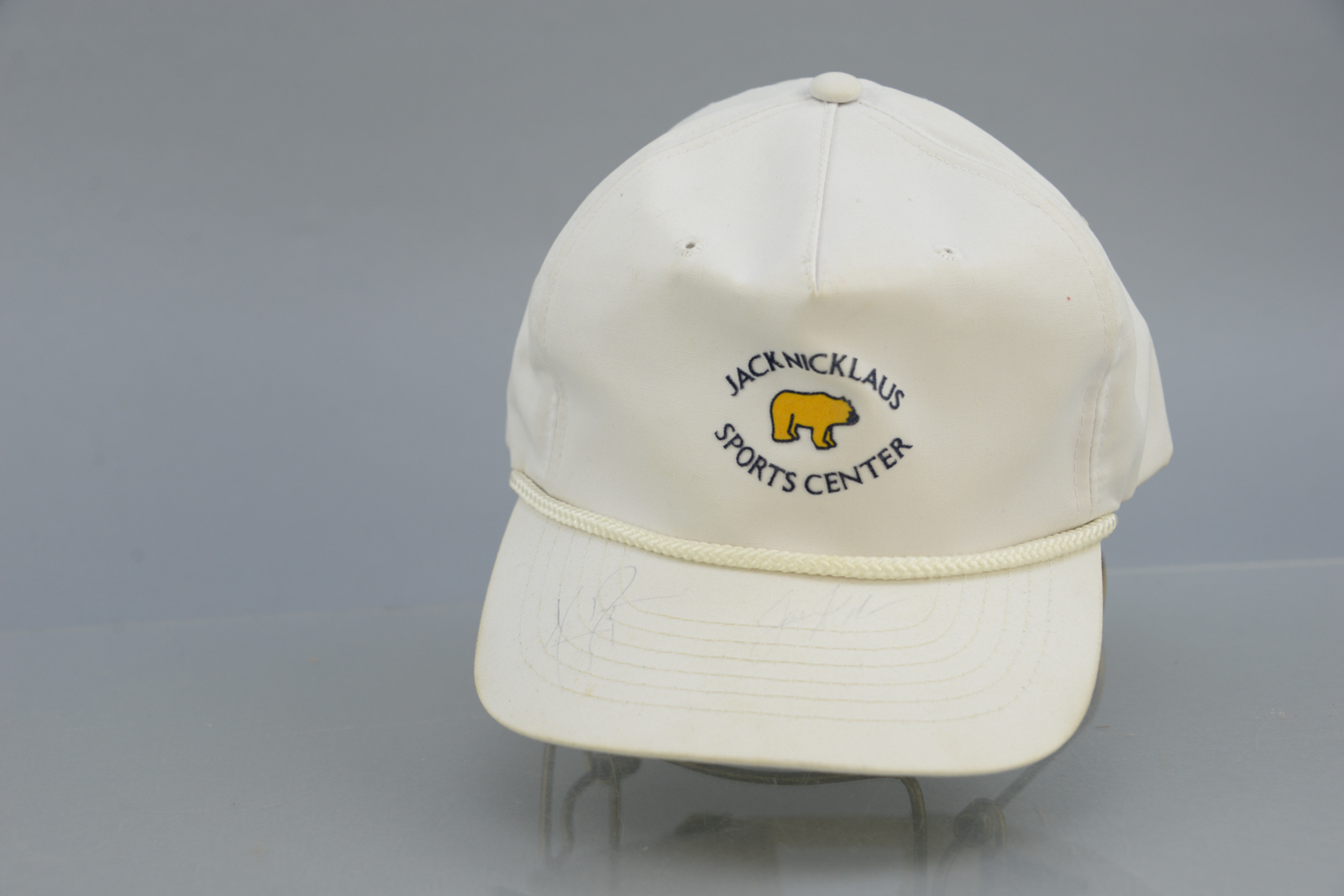 Authentic Neil Armstrong and Joe Nuxhall Autographed Golf Hat