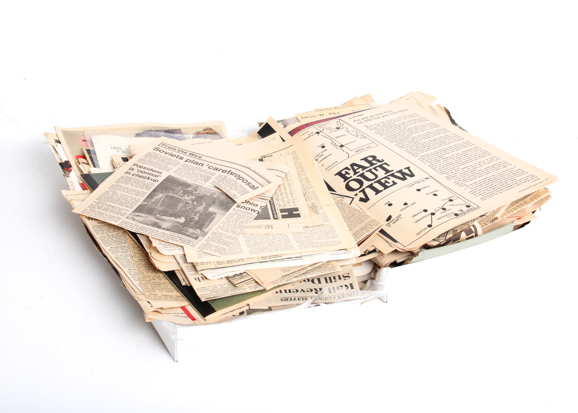Vintage Newspaper and Magazine Clippings