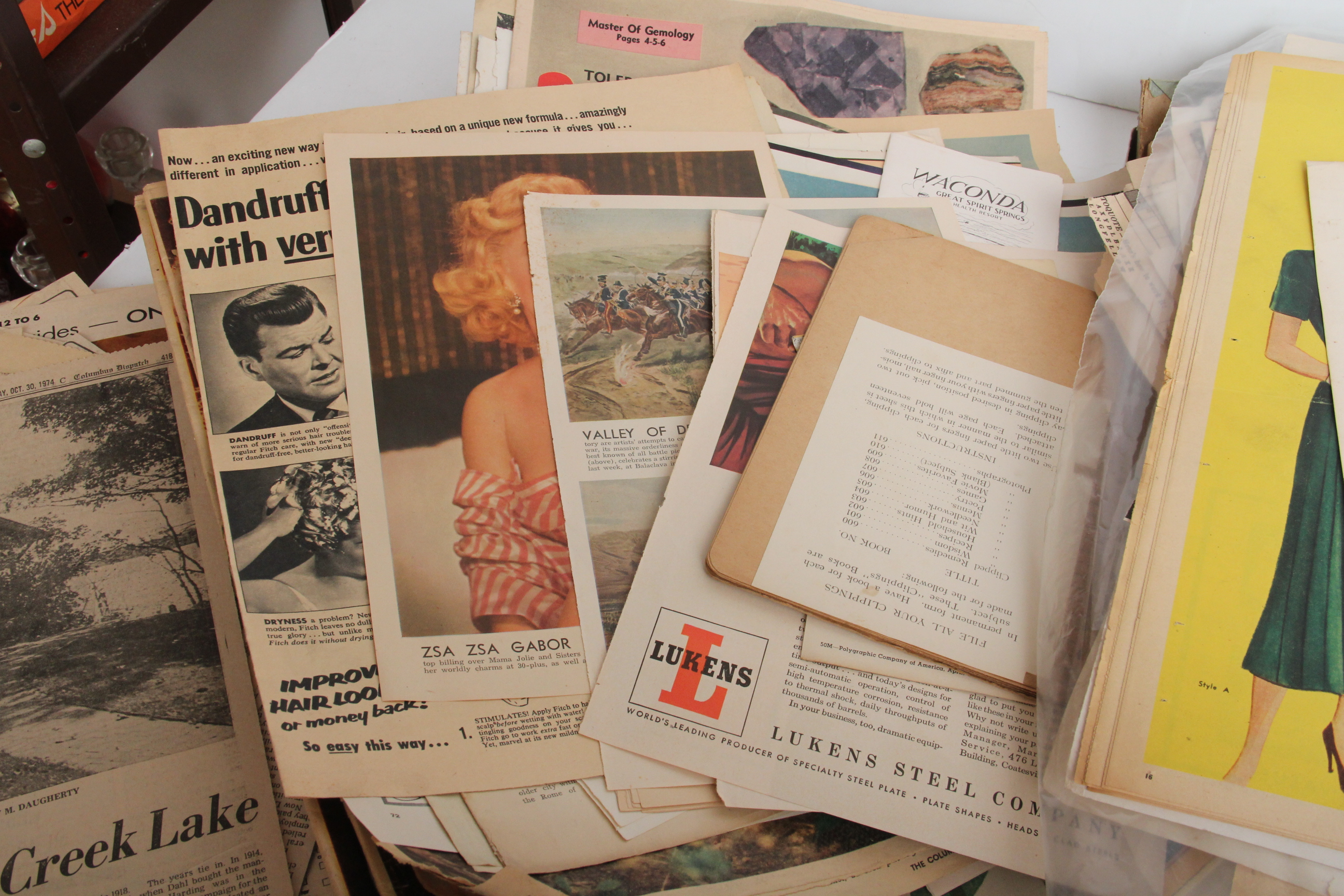 Vintage Newspaper and Magazine Clippings