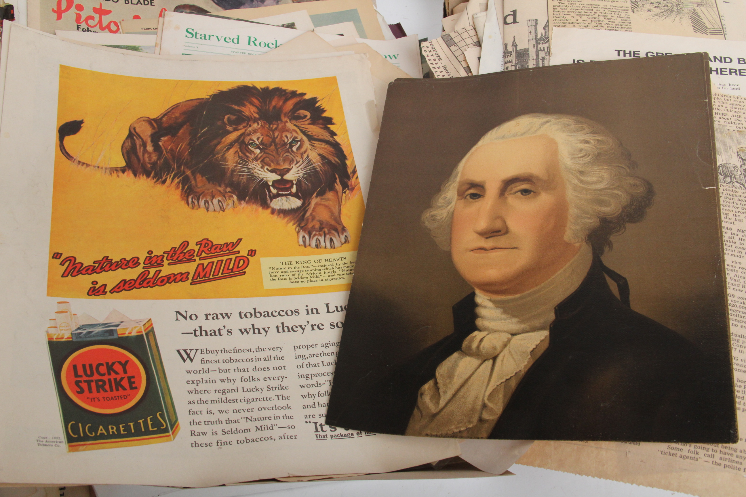 Vintage Newspaper and Magazine Clippings