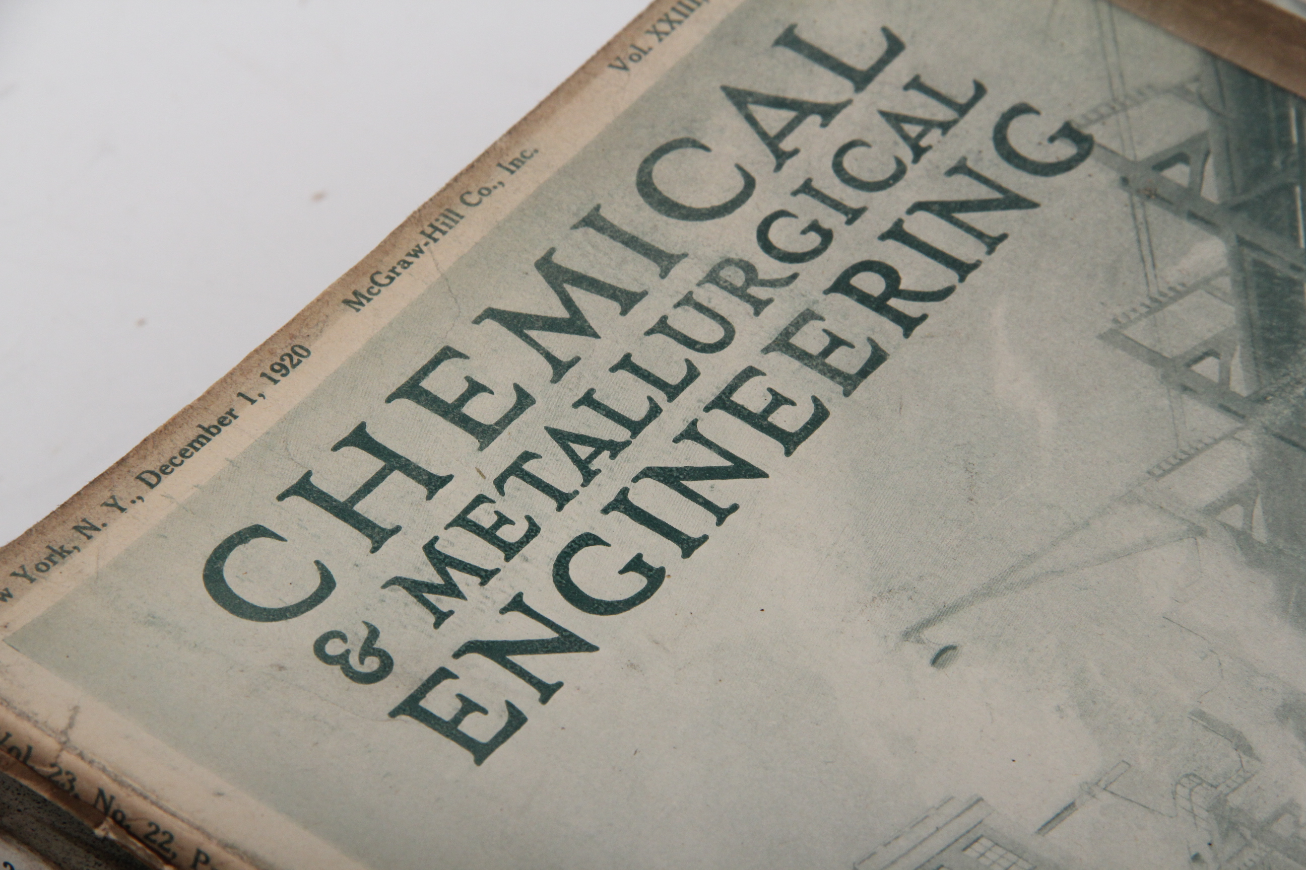 Vintage Chemical Metallurgical Engineer