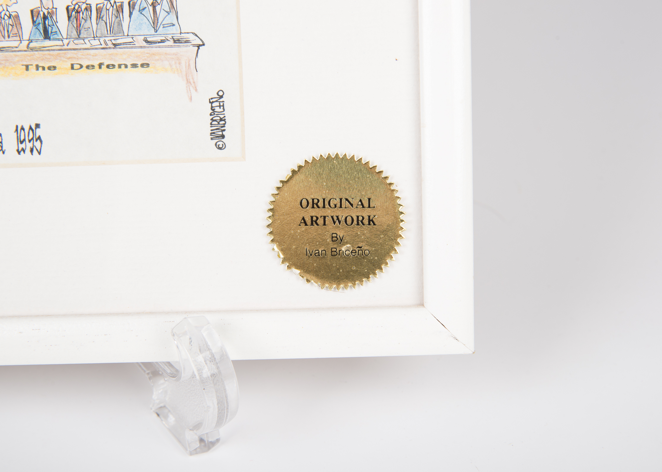 Ivan Briceno "Trial Of The Century" Drawing