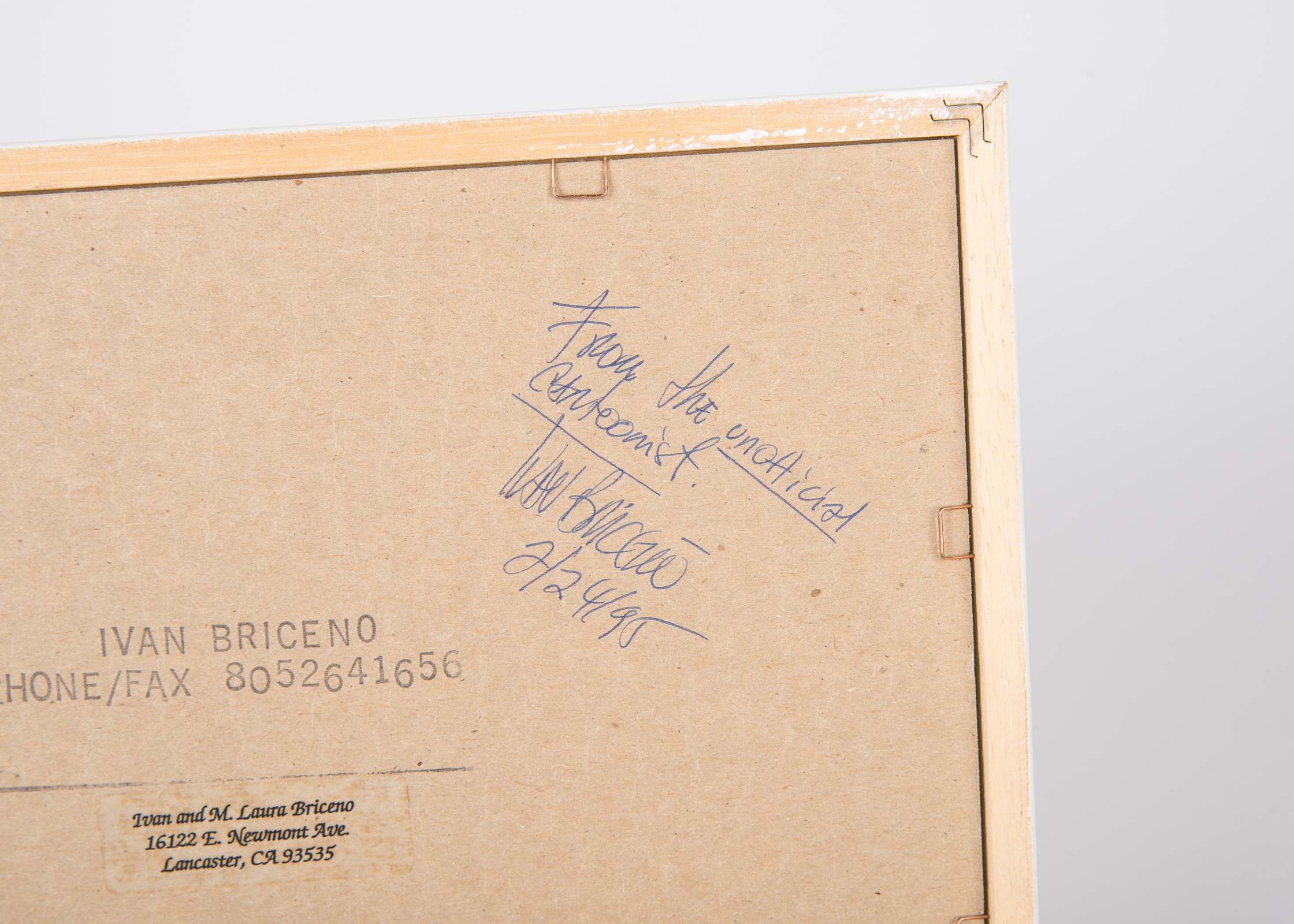 Ivan Briceno "Trial Of The Century" Drawing