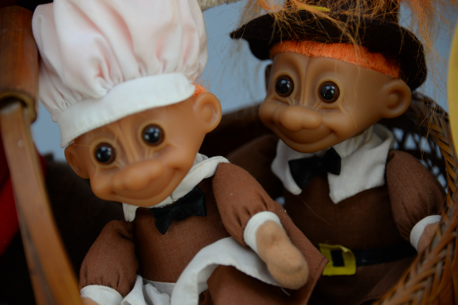 Curious George, Troll Dolls, and other Toys