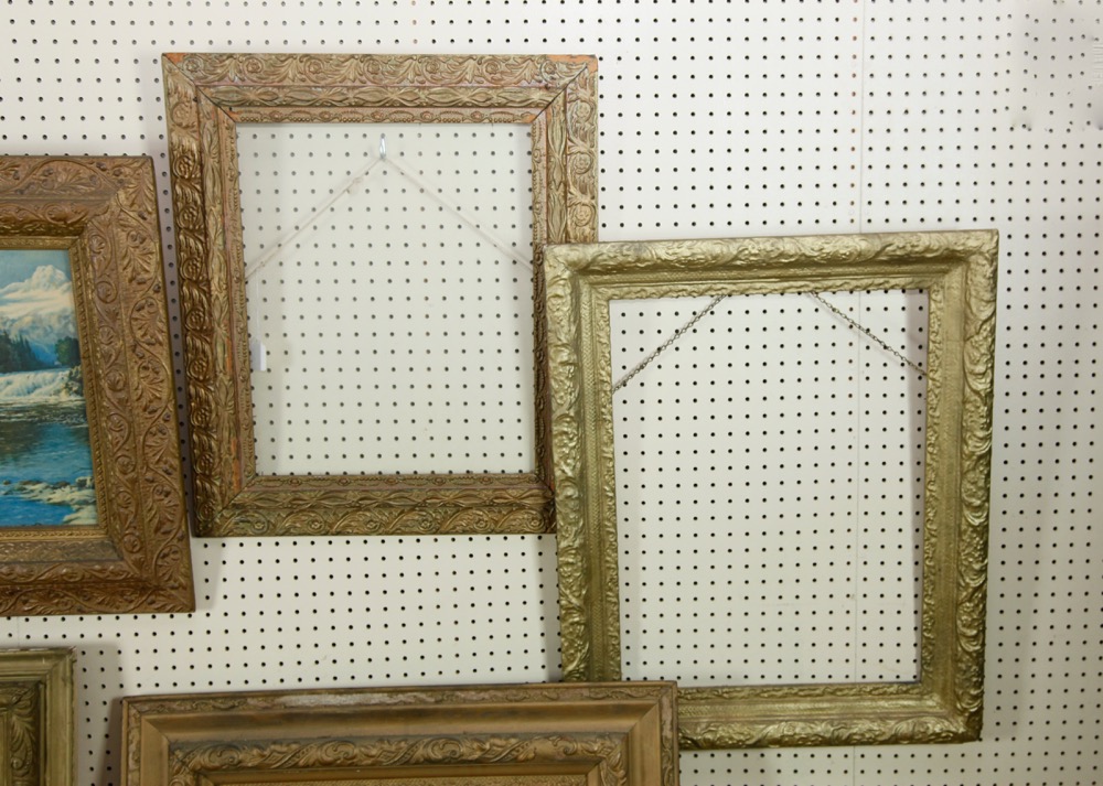 Collection of Antique Frames and Lithographs