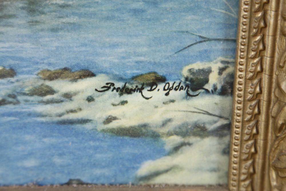 Collection of Antique Frames and Lithographs